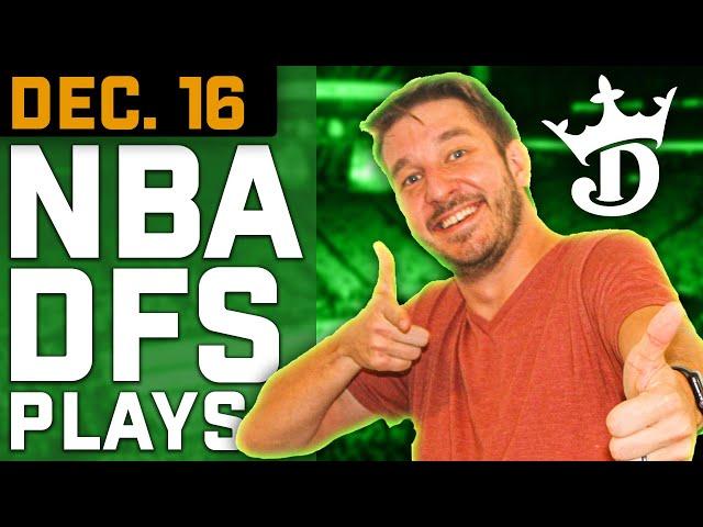 DraftKings NBA DFS Picks Today (12/16/24) | NBA DFS ConTENders