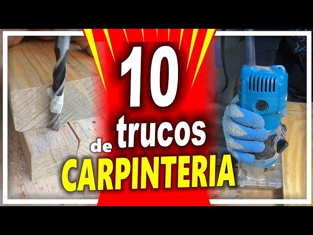 CARPINTERIA Trucos Secretos y Consejos  hazlo tu mismo Nivel Principiante