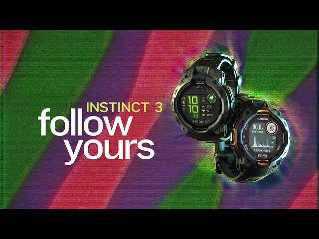 Garmin | Instinct 3 | Rugged GPS smartwatch