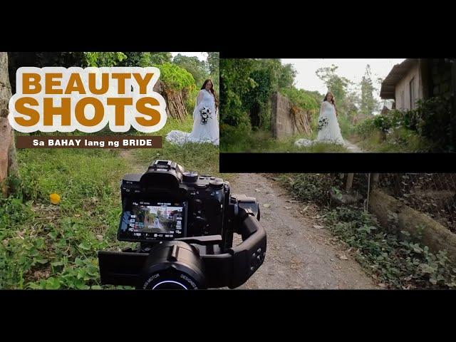 Beauty Shots sa bahay ng bride - Behind the scene