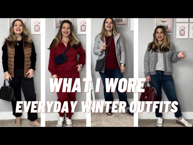 Everyday Casual Winter Outfits | What I Wore This Week | Realistic Winter Outfits | #ootd