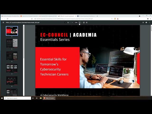 New Free Cybersecurity "Essentials" Training series by EC Councile