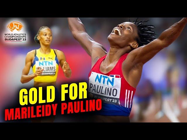 Marileidy Paulino Strikes Gold & Sada Williams Takes Bronze | Budapest World Championships