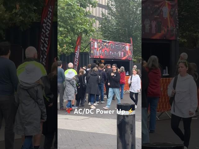 AC/DC POWER UP Merchandise store long line [ 3 July 2024 ]