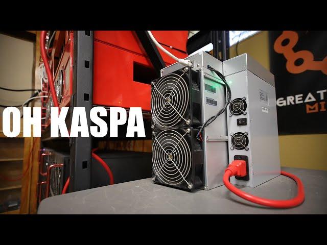Kaspa MINING is gonna get difficult very soon.