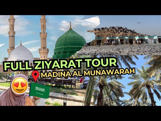 MADINA Full Ziyarat Vlog  ~ Uhud Mountain ~ Quba Masjid ~ Salman Al Farsi Garden