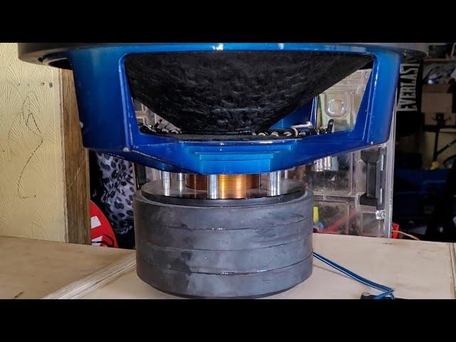 15" Gonzo Jr. prototype Quadstack with 3" coil by Robotunderground