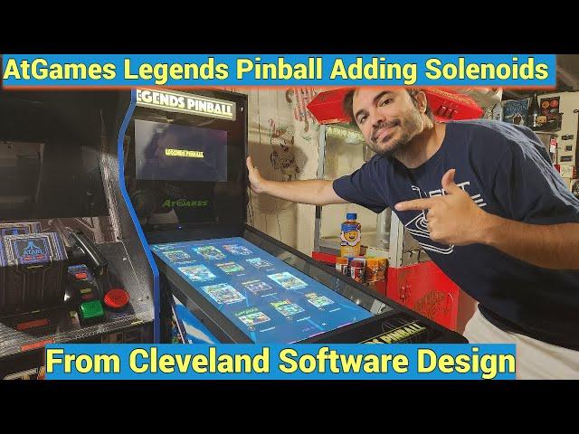 AtGames Legends Pinball Solenoids Upgrade From Cleveland Sofware Design - Literally Plug and Play!