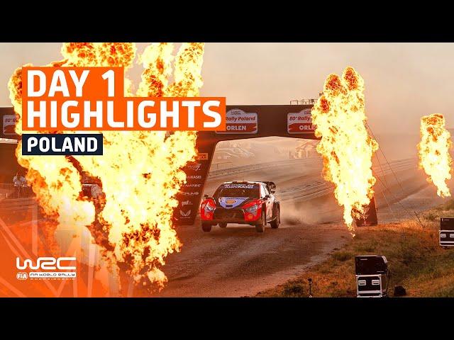 Day 1 Highlights | WRC ORLEN 80th Rally Poland 2024