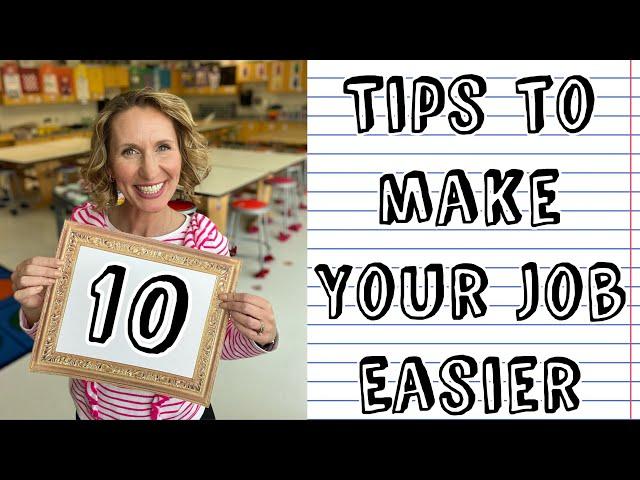 10 Tips to Make Your Job Easier -Elementary/Primary Art Teacher