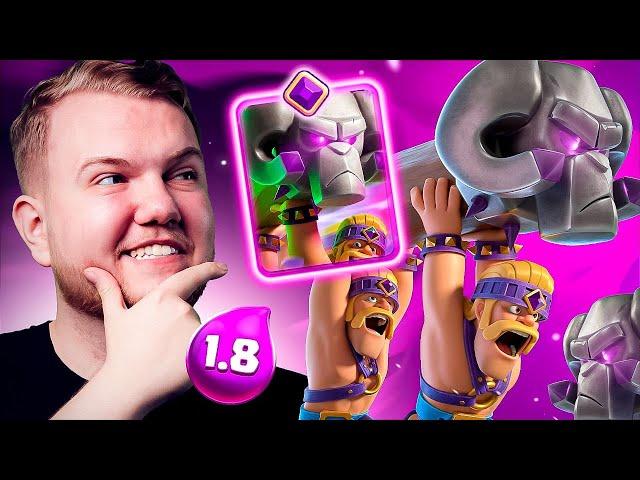 1.8 BATTLE RAM CYCLE FASTEST DECK IN CLASH ROYALE!