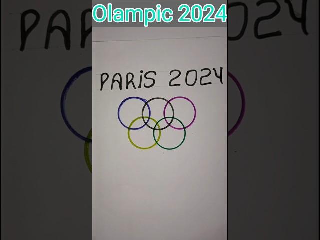 Paris Olympics logo drawing, Olympics 2024 Art#meetvils #drawing