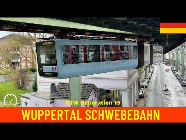 Cab Ride Schwebebahn Suspension Railway - Wuppertal (Germany) train driver's view in 4K