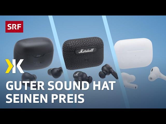 In-Ear-Kopfhörer im Test: Weniger Lärm dank Noise-Cancelling | 2024 | Kassensturz | SRF