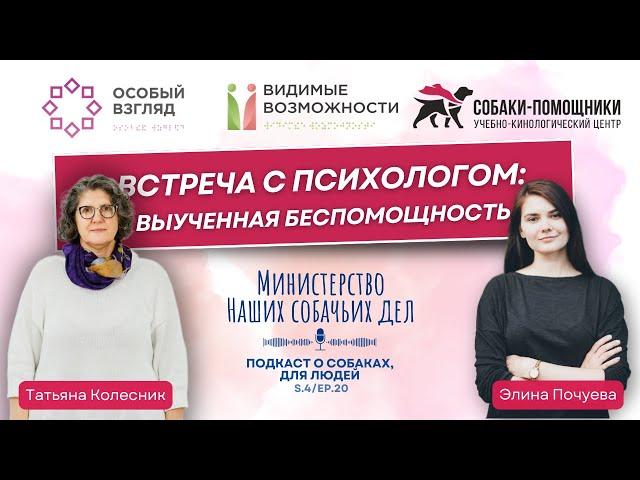 Встреча с психологом: выученная беспомощность
