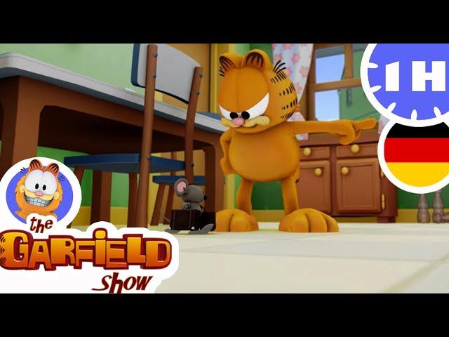  Garfield jagt eine Maus aus seinem Haus  Garfield Episoden Compilation