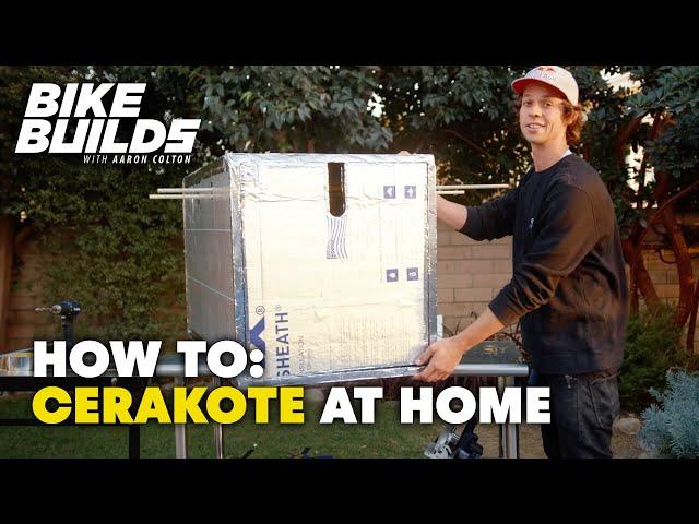 How To Cerakote At Home On A Budget | Bike Builds with Aaron Colton