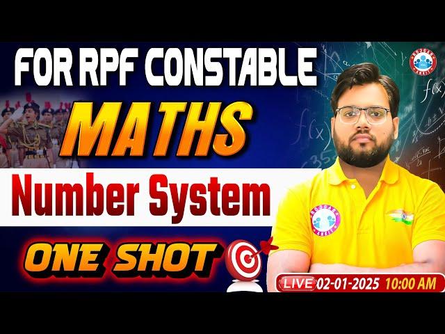 RPF Constable 2024 Classes | Number System | RPF Constable Maths Class | RPF Maths by Aakash Sir