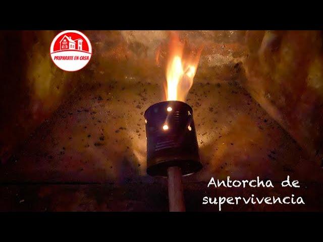 COMO HACER UNA ANTORCHA PARA SUPERVIVENCIA BUSHCRAFT #preppers #supervivencia #camp #torch #fire