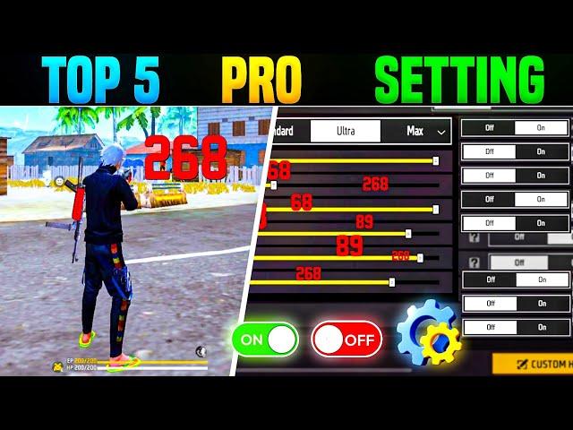 Free Fire Auto Headshot Trick 2025 Sensitivity | 2gb, 4gb, 6gb Ram Headshot Sensitivity Setting