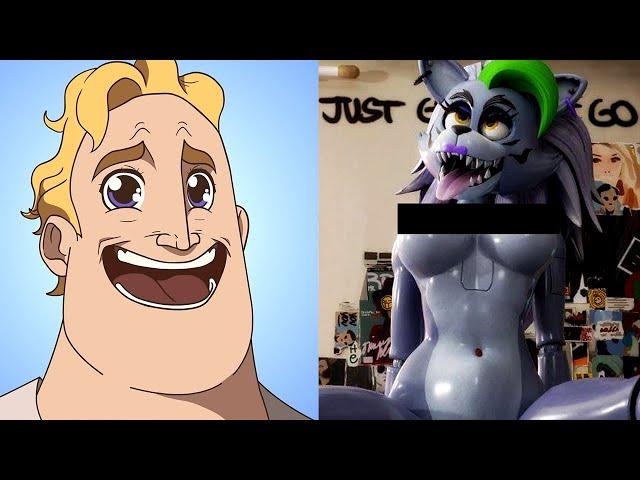 Faces rejoice at Roxy | fnaf animation