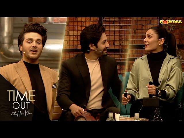 Jhooth Ka Jhatka with Ayeza & Danish | Ayeza & Danish | Time Out with Ahsan Khan