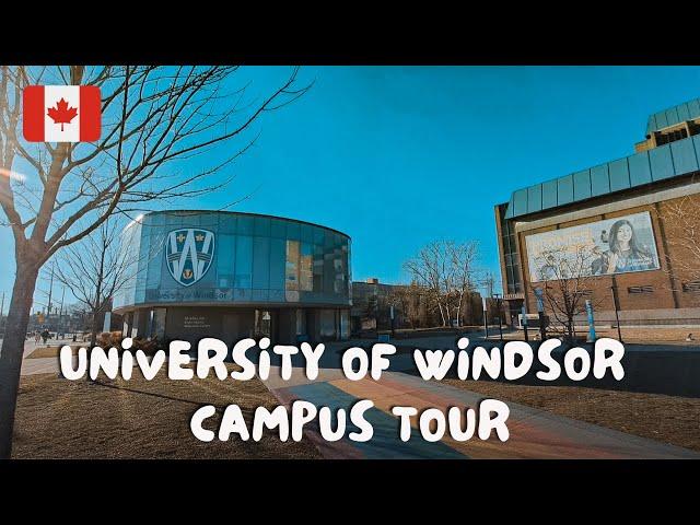 UNIVERSITY OF WINDSOR CAMPUS TOUR | BEST PLACES TO STUDY, CAMPUS GYM & MORE #universityofwindsor