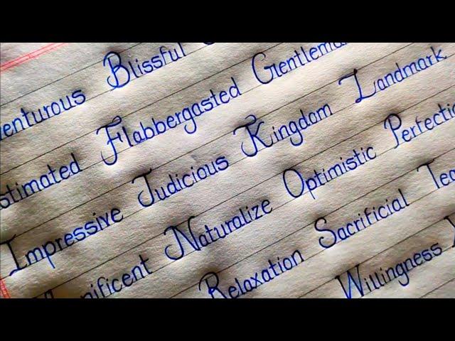 English handwriting practice | Neat and Clean handwriting | A to Z practice word