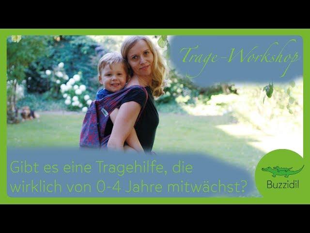 Eine Babytrage, die von 0 - 4 Jahre mitwächst? Wrapidil | Buzzidil Trage-Workshop