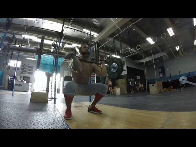 Erik Vidal performs Fran (Benchmark CrossFit WOD) World Class Fran Time..