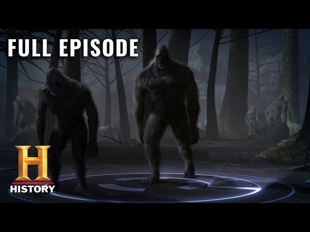 MonsterQuest: SASQUATCH FOOTPRINTS FOUND (S4, E8) | Full Episode | History