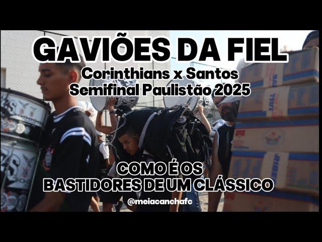 Meia Cancha FC / Gaviões da Fiel. Corinthians x Santos. Semifinal Paulistão 2025.