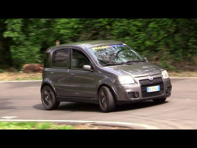 Fiat Panda ex100hp 1.4 T-JET 280 cv hillclimb racing - Slalom Borgo Tossignano | On board