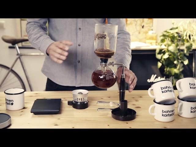 Kaffeezubereitung mit dem Hario Syphon