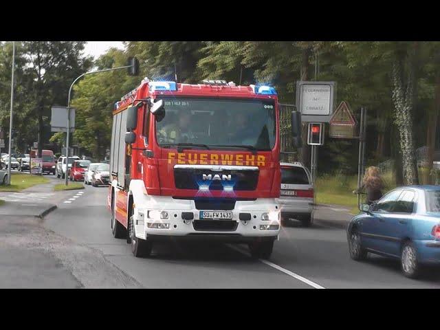 [BLAULICHT SIEGBURG] Feuerwehr + Polizei + Rettungsdienst in Siegburg (HD)