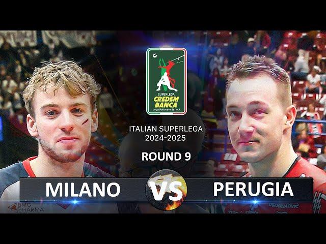 Milano vs Perugia | Italian Volleyball SuperLega 2024/2025