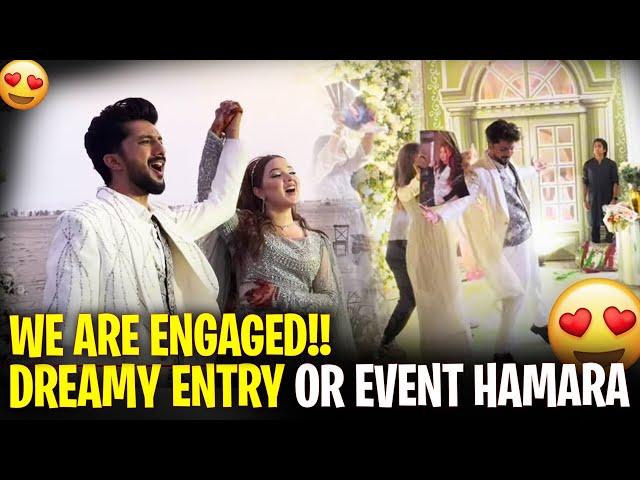 We Are EngagedDreamy Entry Or Event Hamara️