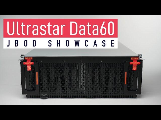 Ultrastar Data60 | Western Digital 4U 60-bay Hybrid Storage Platform Showcase