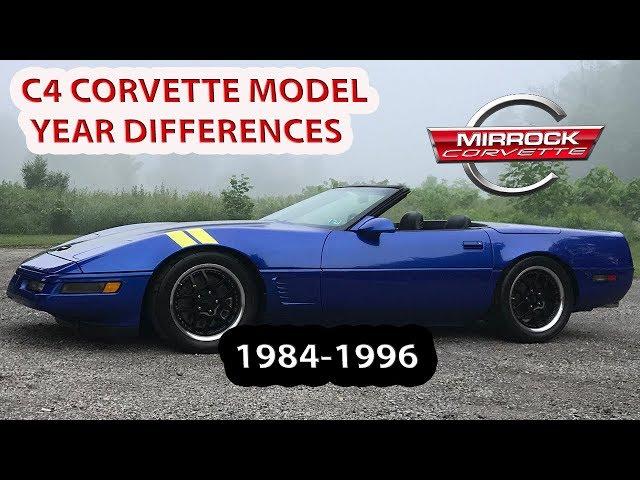 C4 Corvette Model Year Differences and Collectability