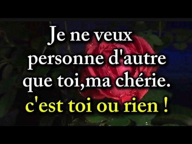 Tu as un message d'amour  ne l'ignore pas, s'il te plaît 