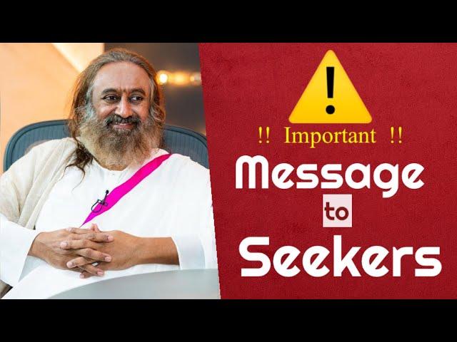 3 Most Important Rules for Seekers in the Path @Gurudev