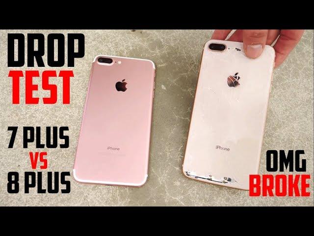 DROP TEST iPhone 8 Plus vs iPhone 7 Plus Exclusive |  Both iPhone Broke