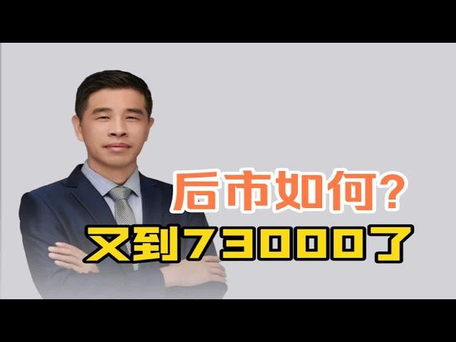 昨天冲高到71700，未来会怎么走呢？