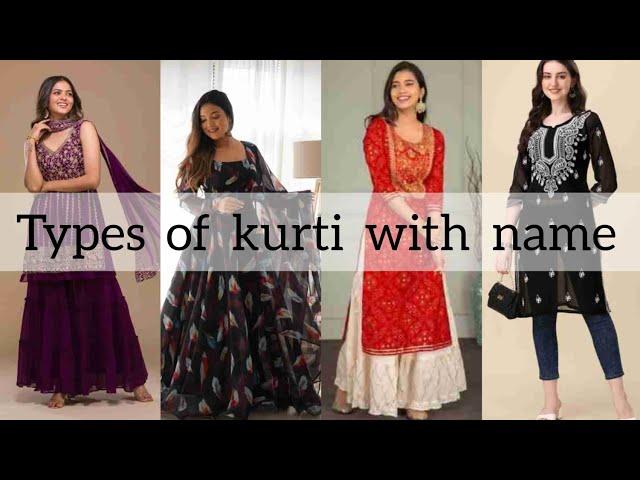 Types of kurti with nam/latest kurti design/name of kurti design