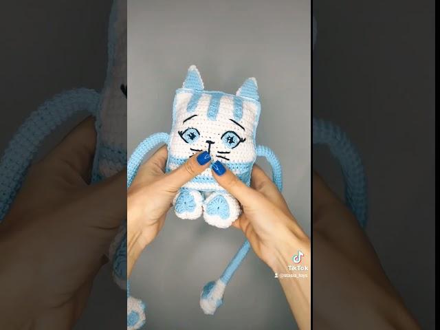 котик тянучка #вязаниекрючком #вязание #втренде #игрушкикрючком #игрушкиручнойработы #amigurumi