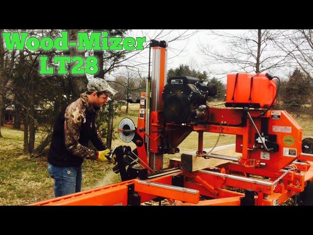 Wood-Mizer LT28 Portable Sawmill in Action!!!!! #GoForth