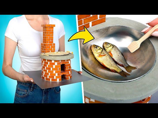 DIY Miniature Stove From Bricks