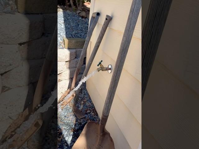 installing a new hose bib like a man
