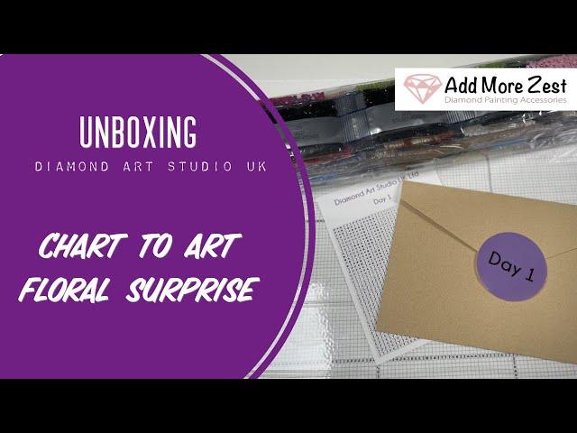 Floral Surprise | Chart to Art Diamond Art Studio Unboxing | Diamond Painting