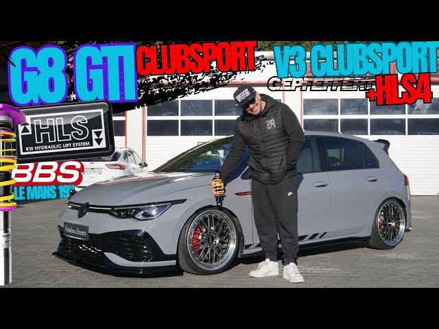 GOLF 8 GTI CLUBSPORT MIT V3 CLUBSPORT & HLS4 / BBS LE MANS 19"